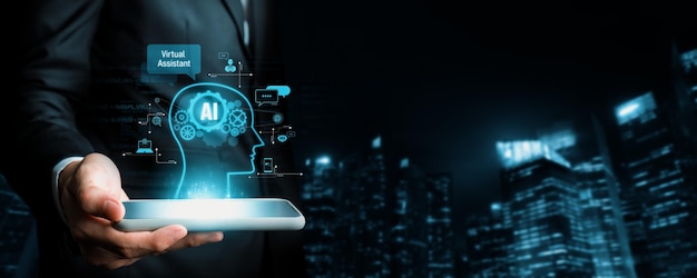 Inteligência artificial e tecnologia digital transformando negócios e inovação